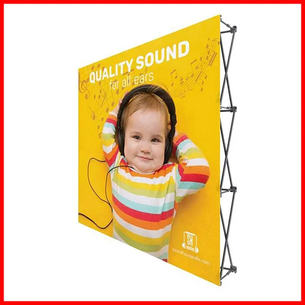 Display Backdrop Frame Fabric Detail Display