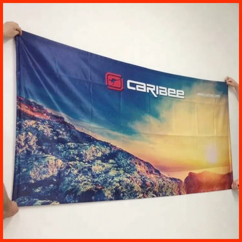 Double Side Printing Flag Fabric 4