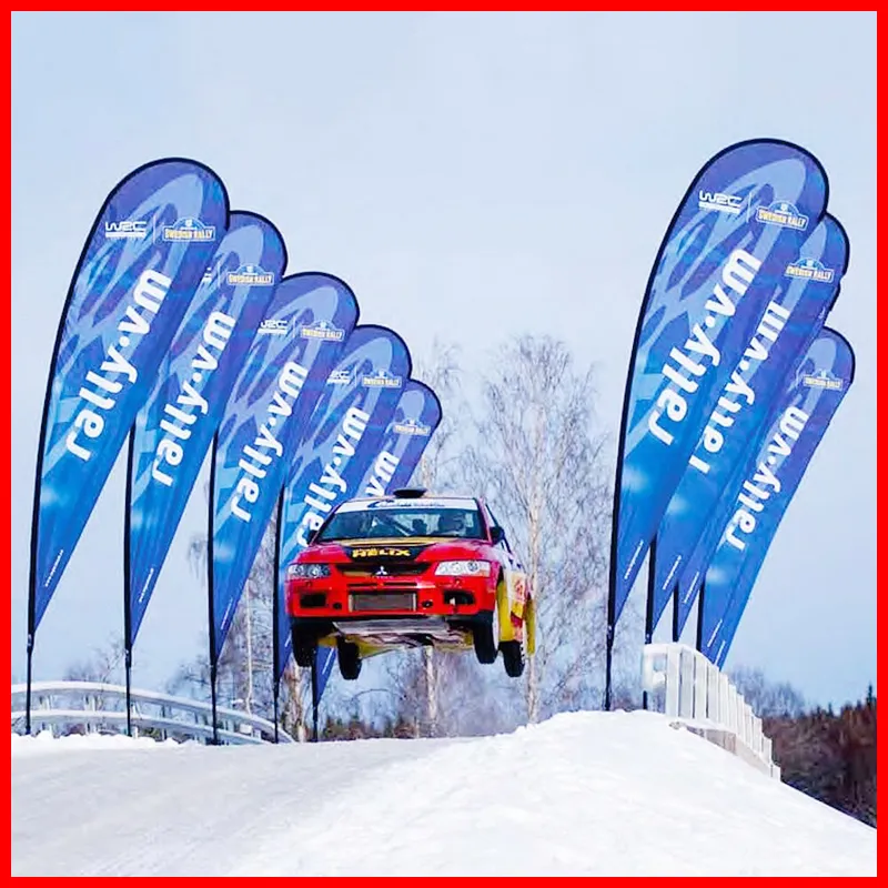 SIGNAPEX Strong Flag Detail Display 4